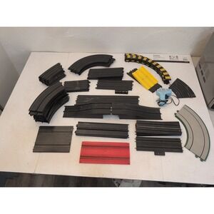 Vtg Mixed Lot Slot Car Tracks + Matchbox Speedtrack Controller Marx Tyco Atlas